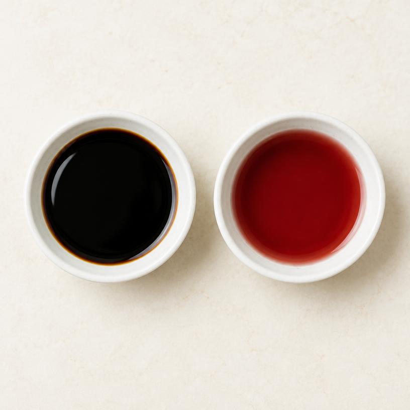 Balsamic & red wine vinegar