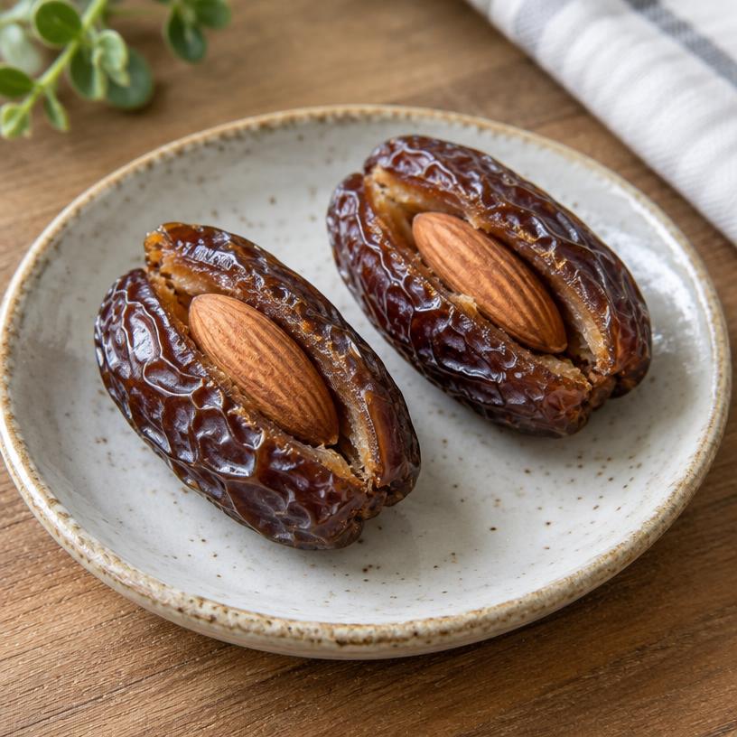 Date stuffed with almond