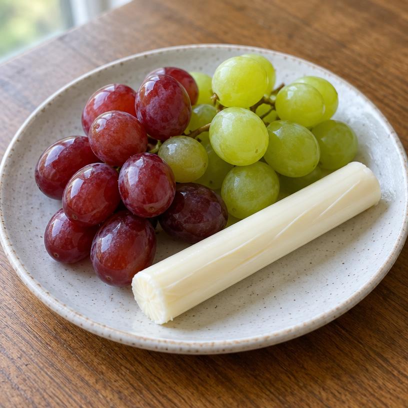 Grapes & part-skim mozzarella