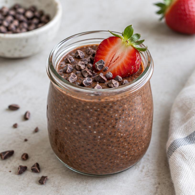 Chocolate chia pudding