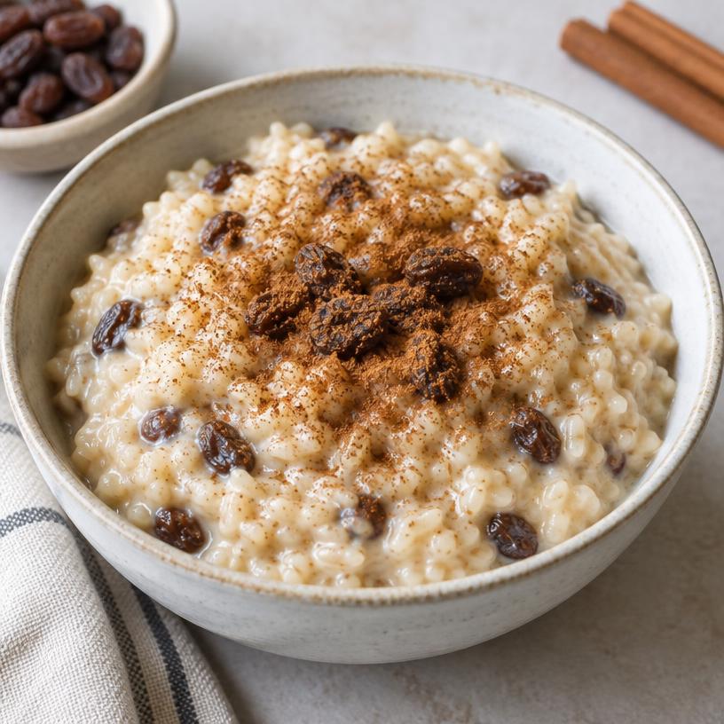 Brown rice pudding
