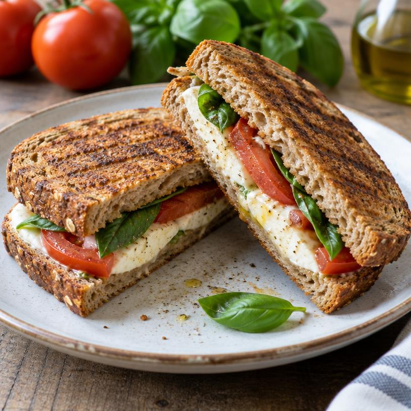 Grilled caprese sandwich