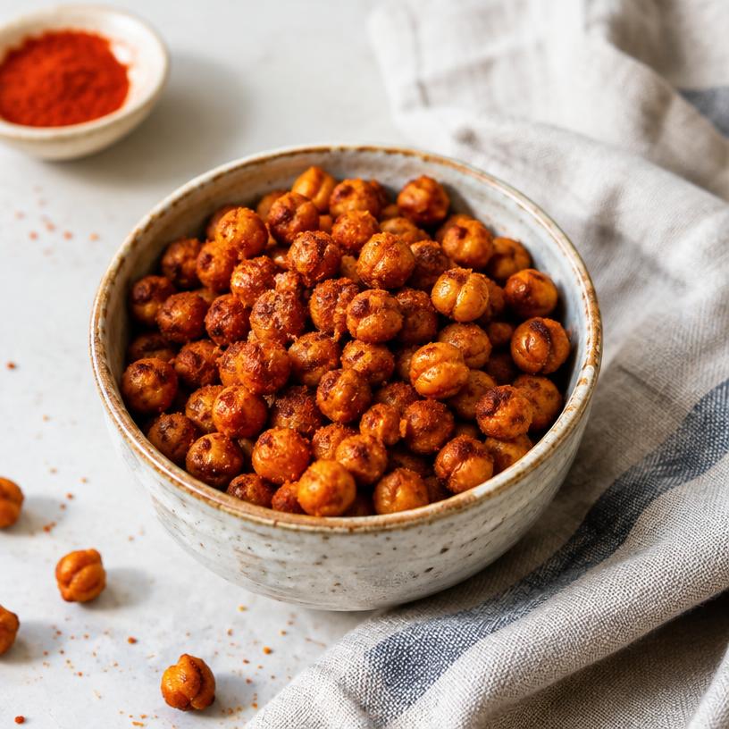 Crispy roasted chickpeas