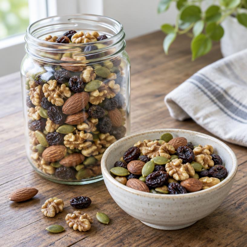 Unsalted trail mix