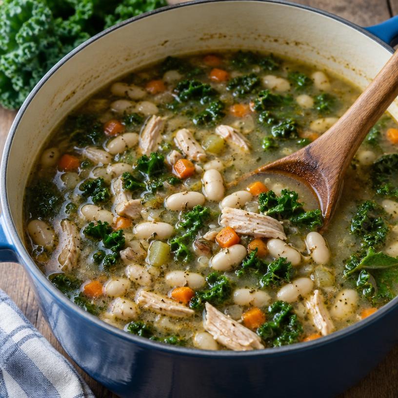 Turkey and white bean soup