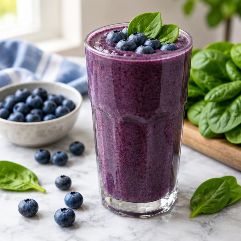 Blueberry spinach