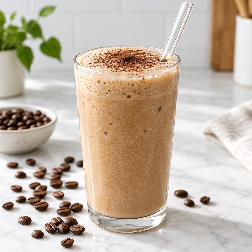 Iced coffee protein