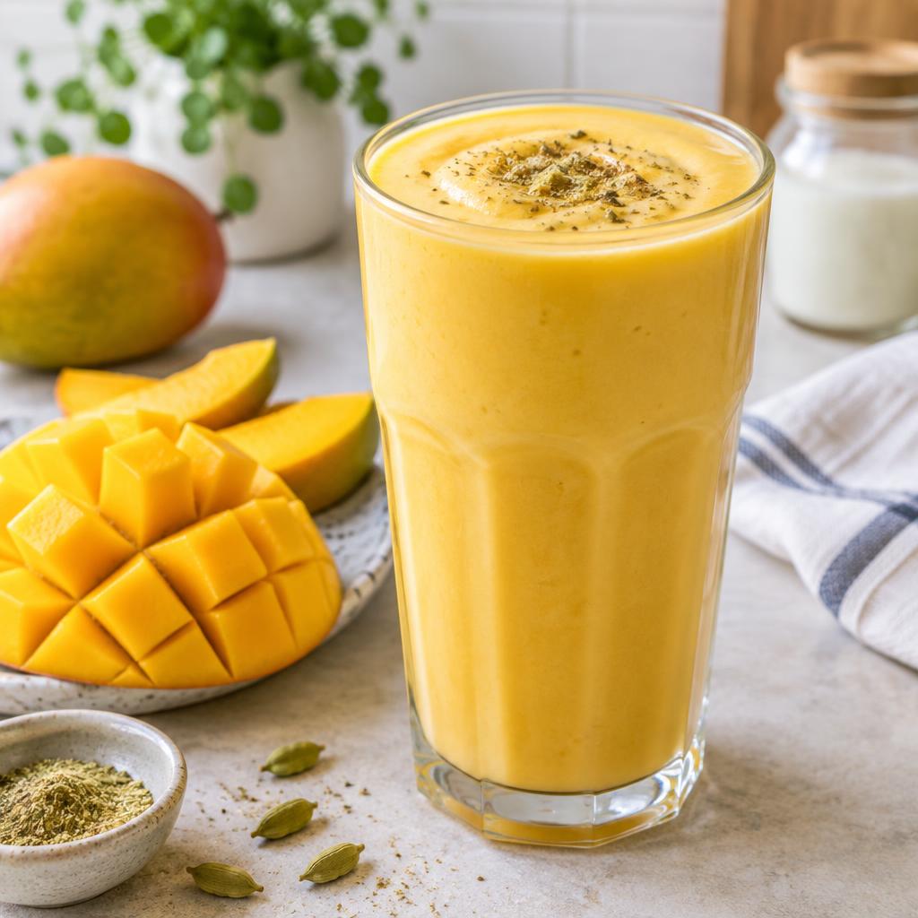 Mango protein lassi