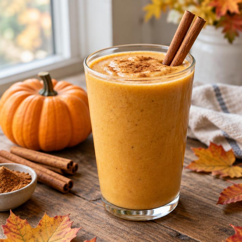 Pumpkin spice smoothie