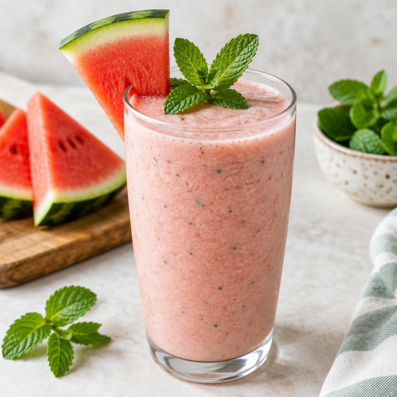Watermelon mint refresher