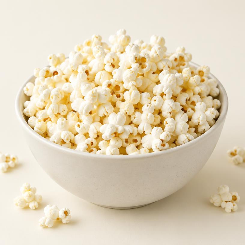 Air-popped popcorn